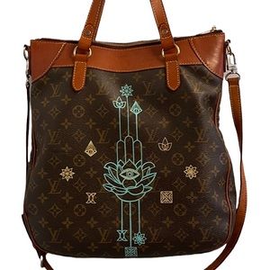 Louis Vuitton Authentic Odeon Upcycled Brown LV Monogram Canvas PM Crossbody Bag